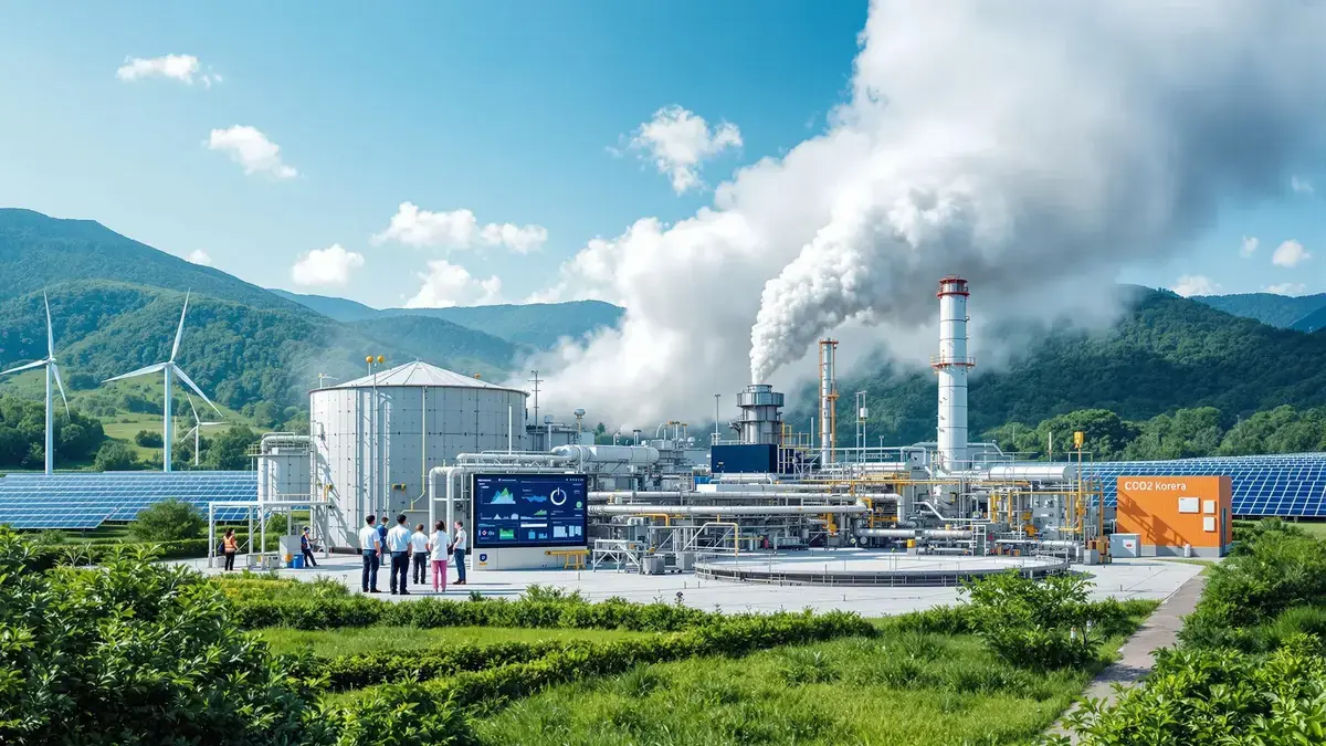 Een kolossale prestatie in Zuid-Korea: deze centrale vangt 96% van de CO₂ en zou groene energie kunnen revolutioneren